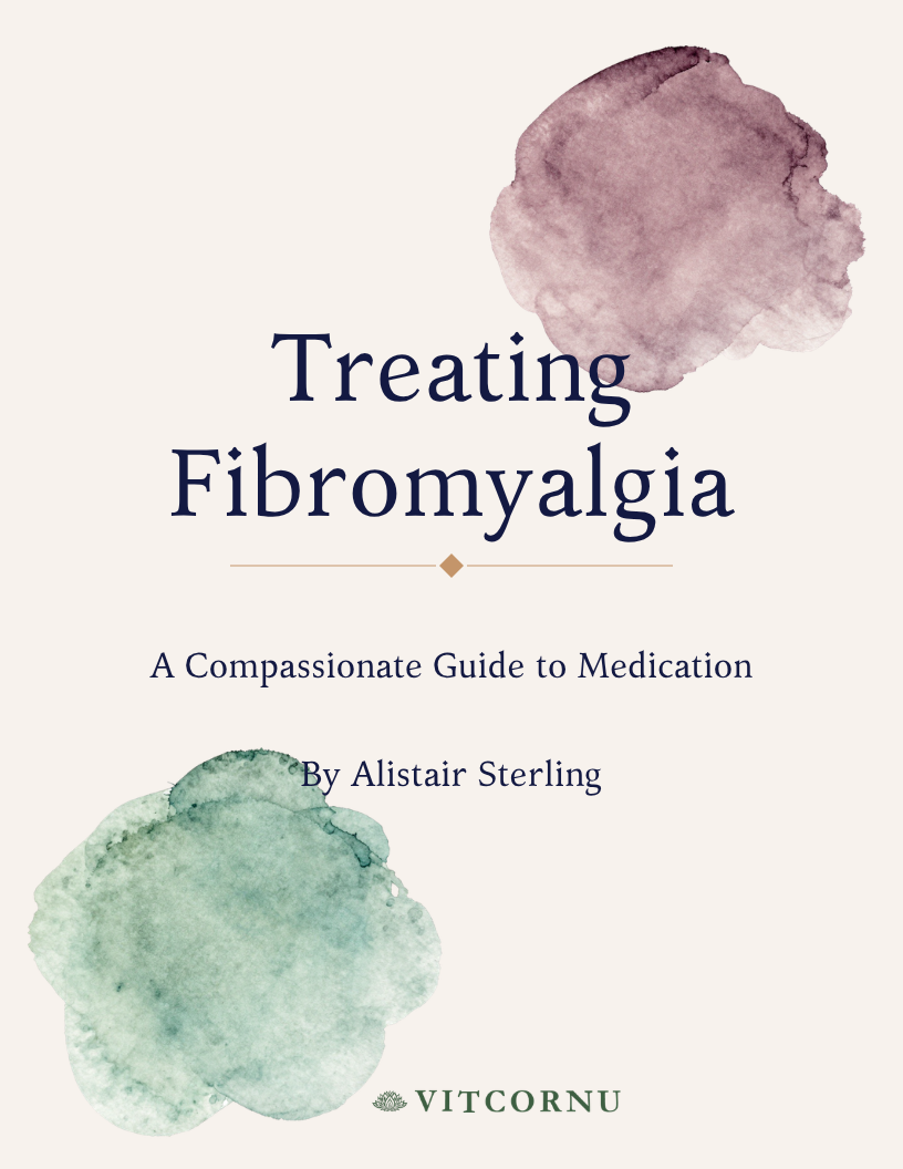 Treating Fibromyalgia: A Compassionate Guide to Medication — book cover